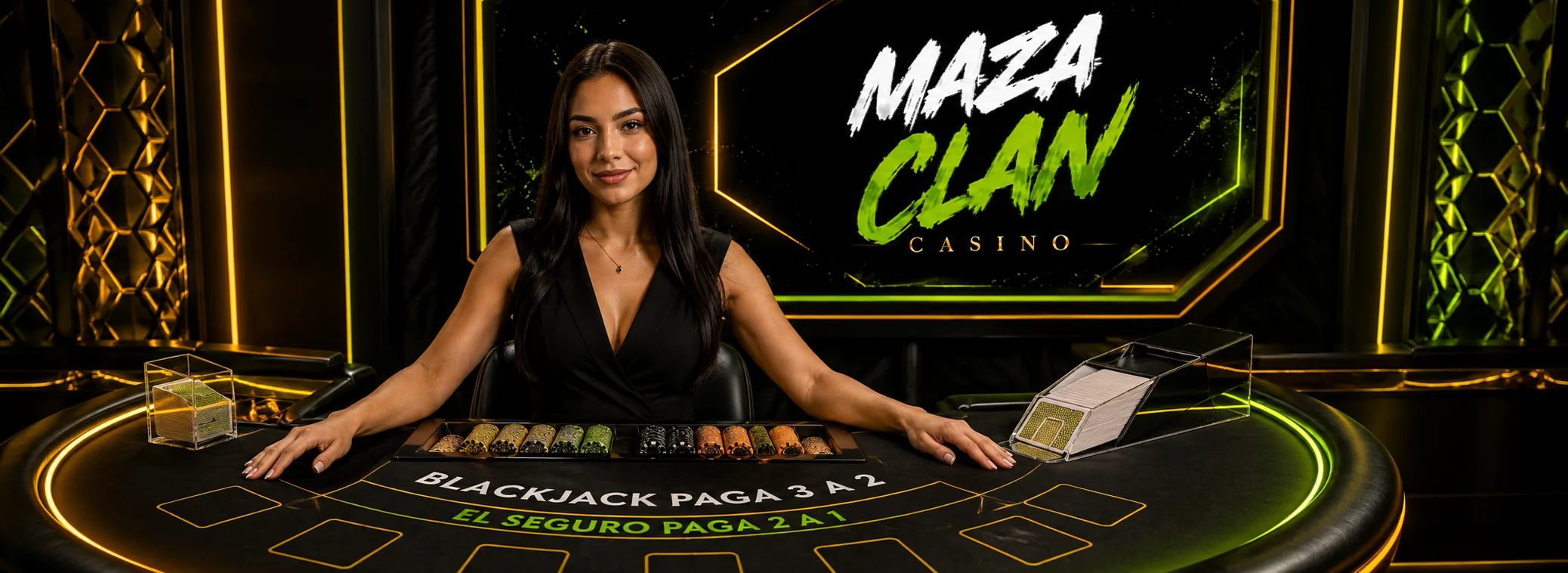 Mesas en vivo de Maza Clan Casino repartidas en español las 24 horas